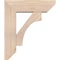 Ekena Millwork Westlake Slat Smooth Bracket w/ Offset Brace, Douglas Fir, 7 1/2"W x 24"D x 28"H BKT0806X24X28WTL06SDF - alternate 3